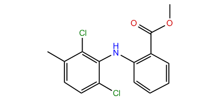 Methyl 2-(2,6-dichloro-3-methylanilino)-benzoate